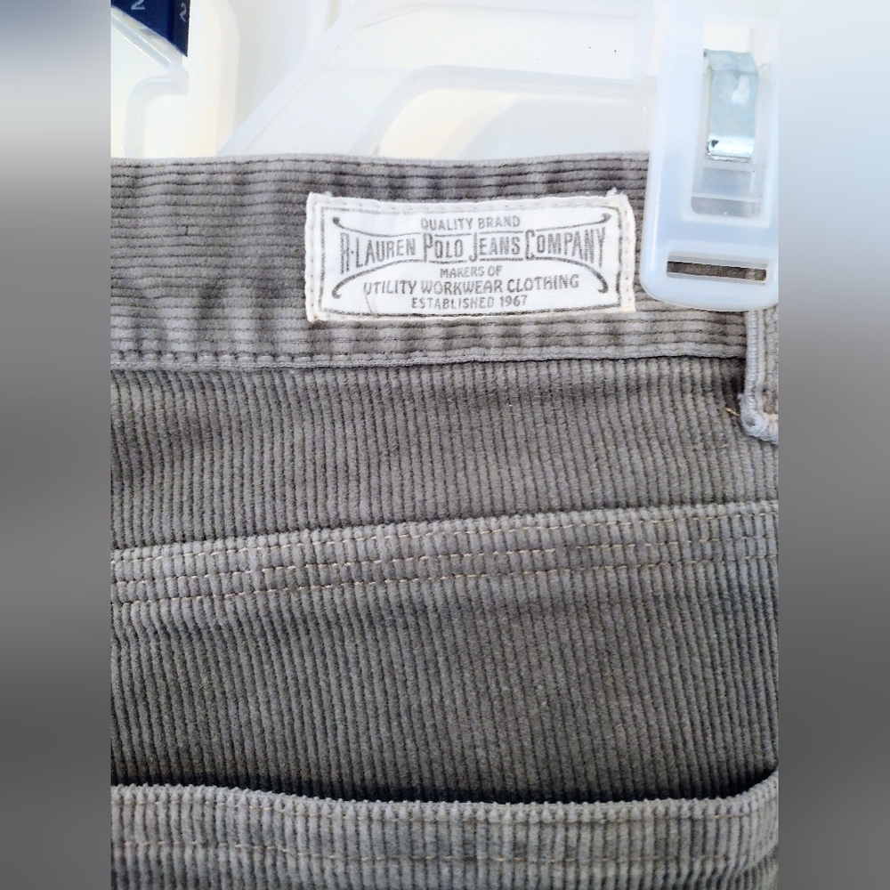 Vintage Corduroy Gray Jeans